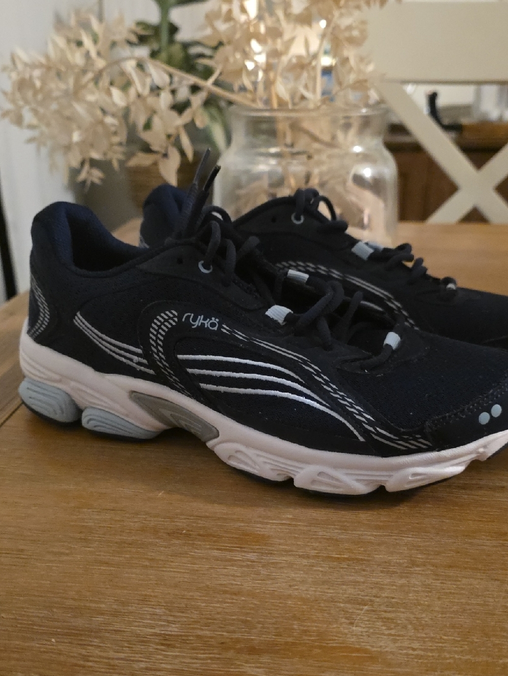 Ryka Navy and White Women's Athletic Sneakers